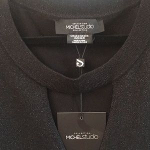 NWT STUNNING! SPARKLING BLACK WITH SILVER SPARKLE